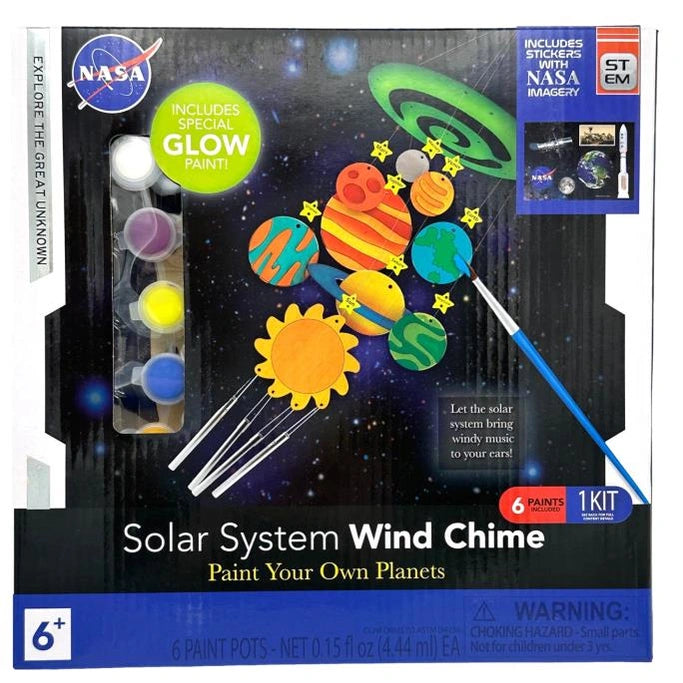 SOLAR SYSTEM WIND CHIMES PAINT YOUR OWN PLANETS